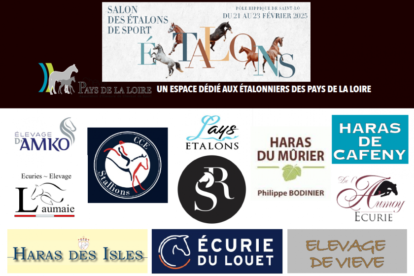 NOS ELEVEURS VOUS DONNENT RENDEZ-VOUS AU SALON DES ETALONS DE SPORT 2025